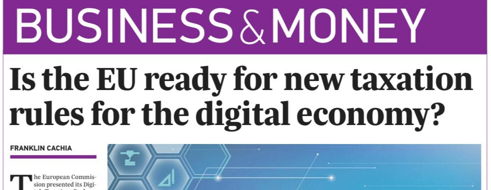 Is the EU ready for new taxation rules for the digital economy?